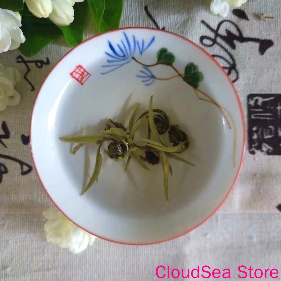 

China High Mountain Jas.mine Dragons Pearl Flower,tea A Chinese Jasmine Dragon Ball Flowers Pearls tea Organic Balls Green'tea