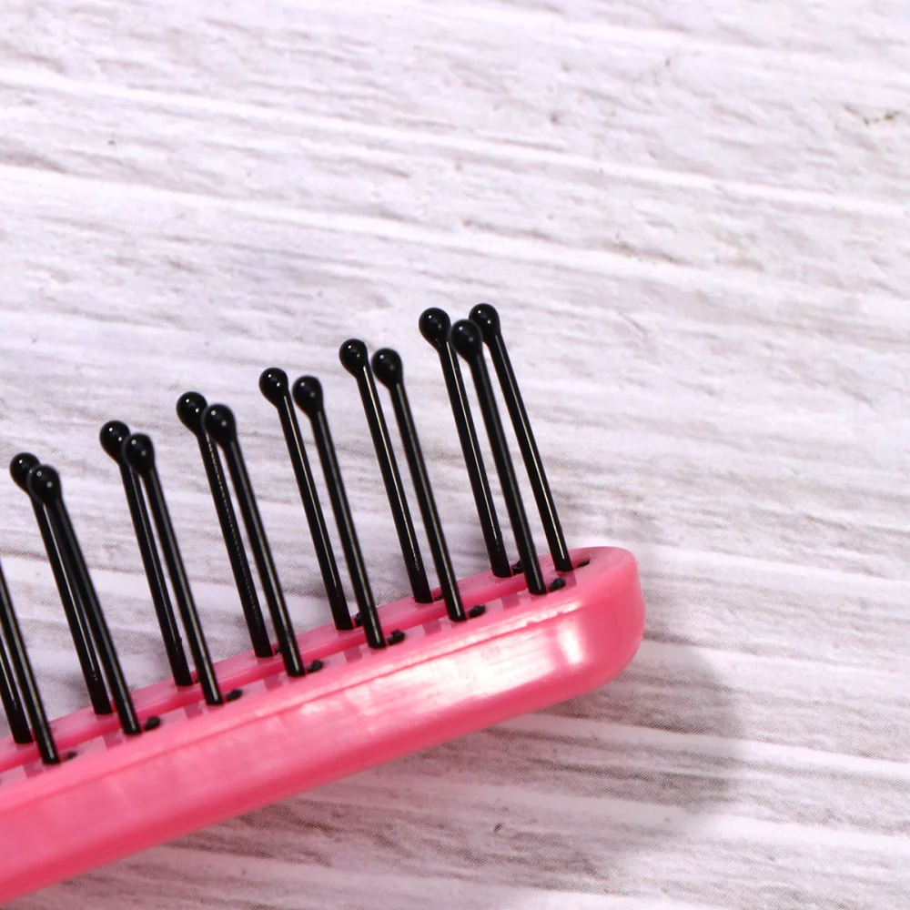 

1 Bag/6pcs Foldable Comb Double-Headed Hair Folding Comb Anti-static Hair Comb High Temperature Resistance Comb (3pcs Black, 3pc