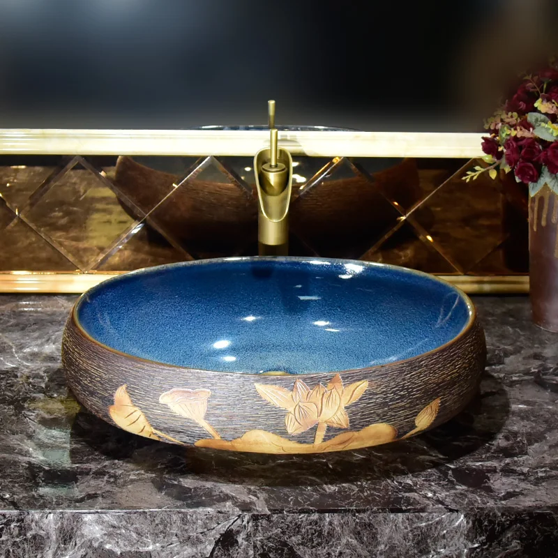 Рабочая поверхность раковина для ванной комнаты керамическая фарфоровая