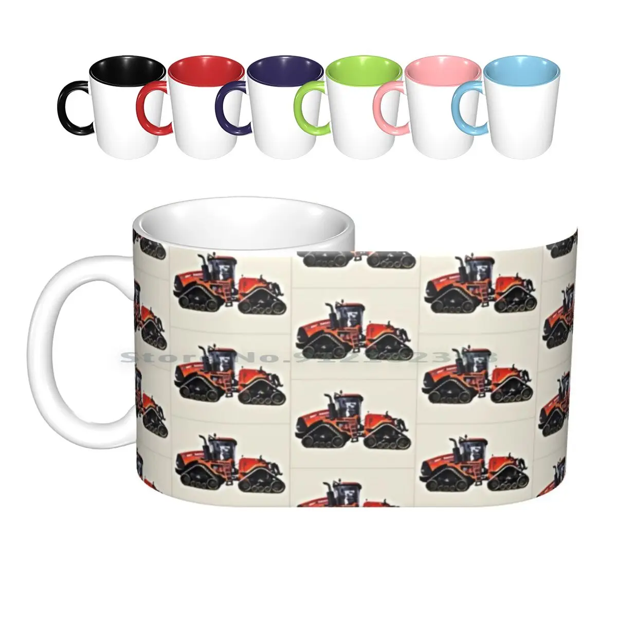 

Quadtrac Tractor Ceramic Mugs Coffee Cups Milk Tea Mug Tractor Farming Farm Case John Agriculture Machinery Thearablefarmer