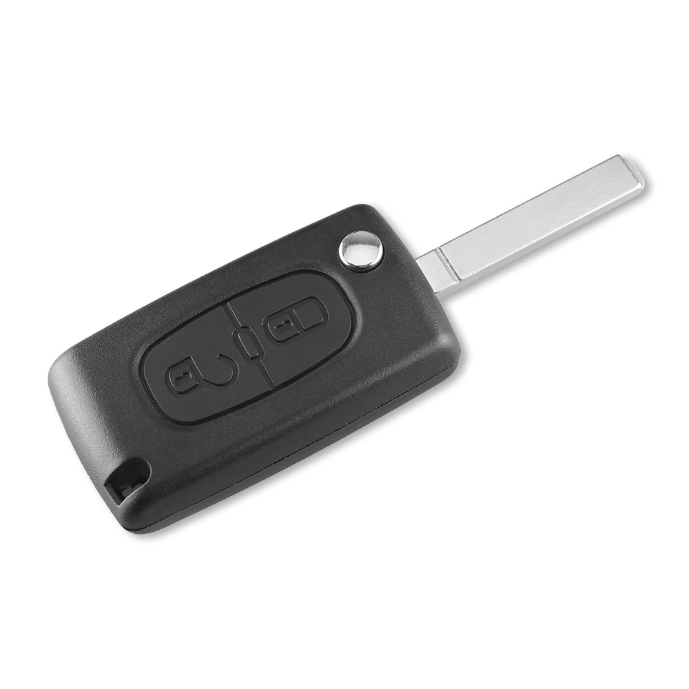 KEYYOU 2 кнопки 433 МГц пульт дистанционного управления для PEUGEOT Expert Partner 207 307 308 407 807 CC SW