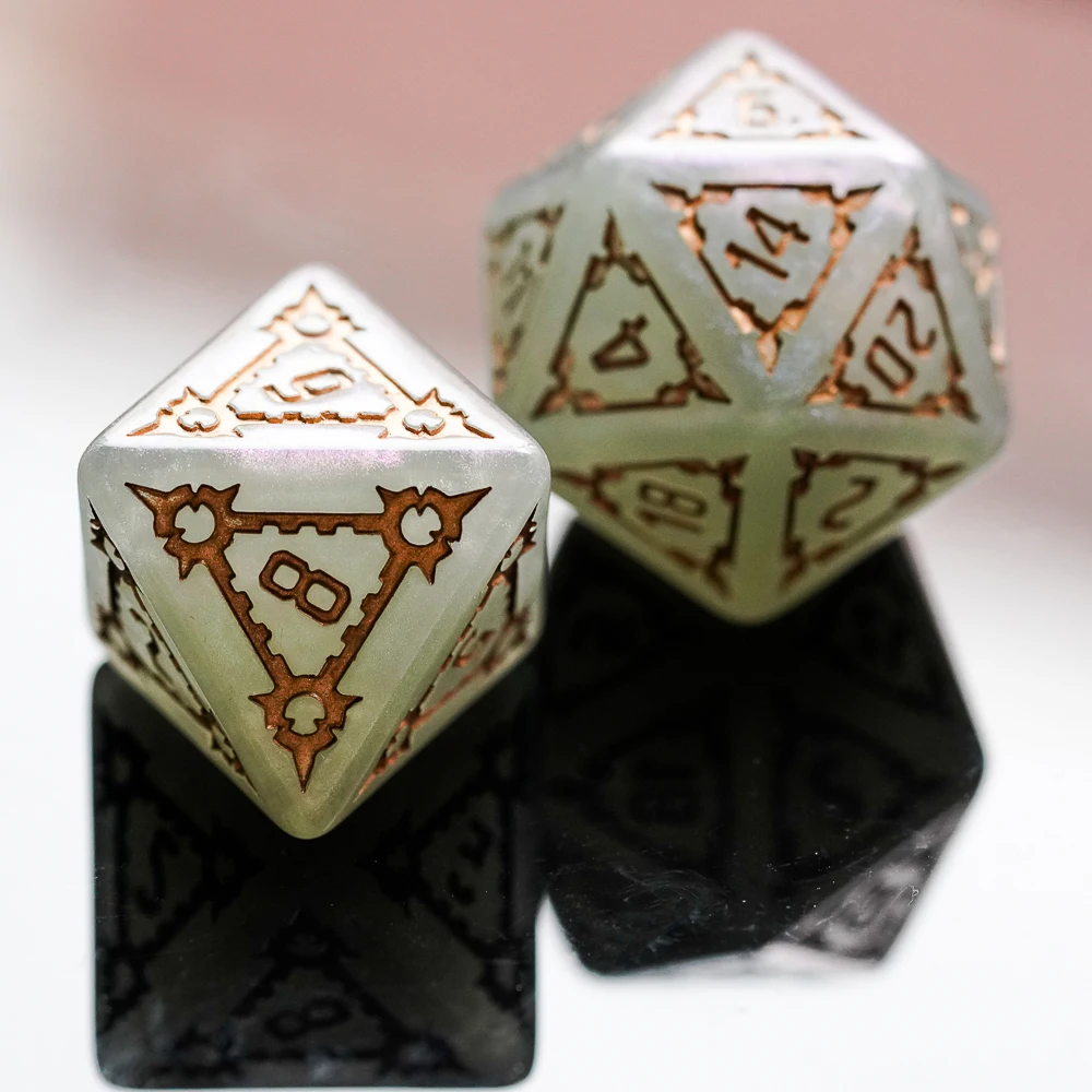 7 шт 25 мм гигантские игральные кости DND набор многогранные с кожаной сумкой D & для