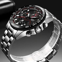 2021 new watches men luxury brand lige chronograph men sports watches waterproof full steel quartz mens watch relogio masculino