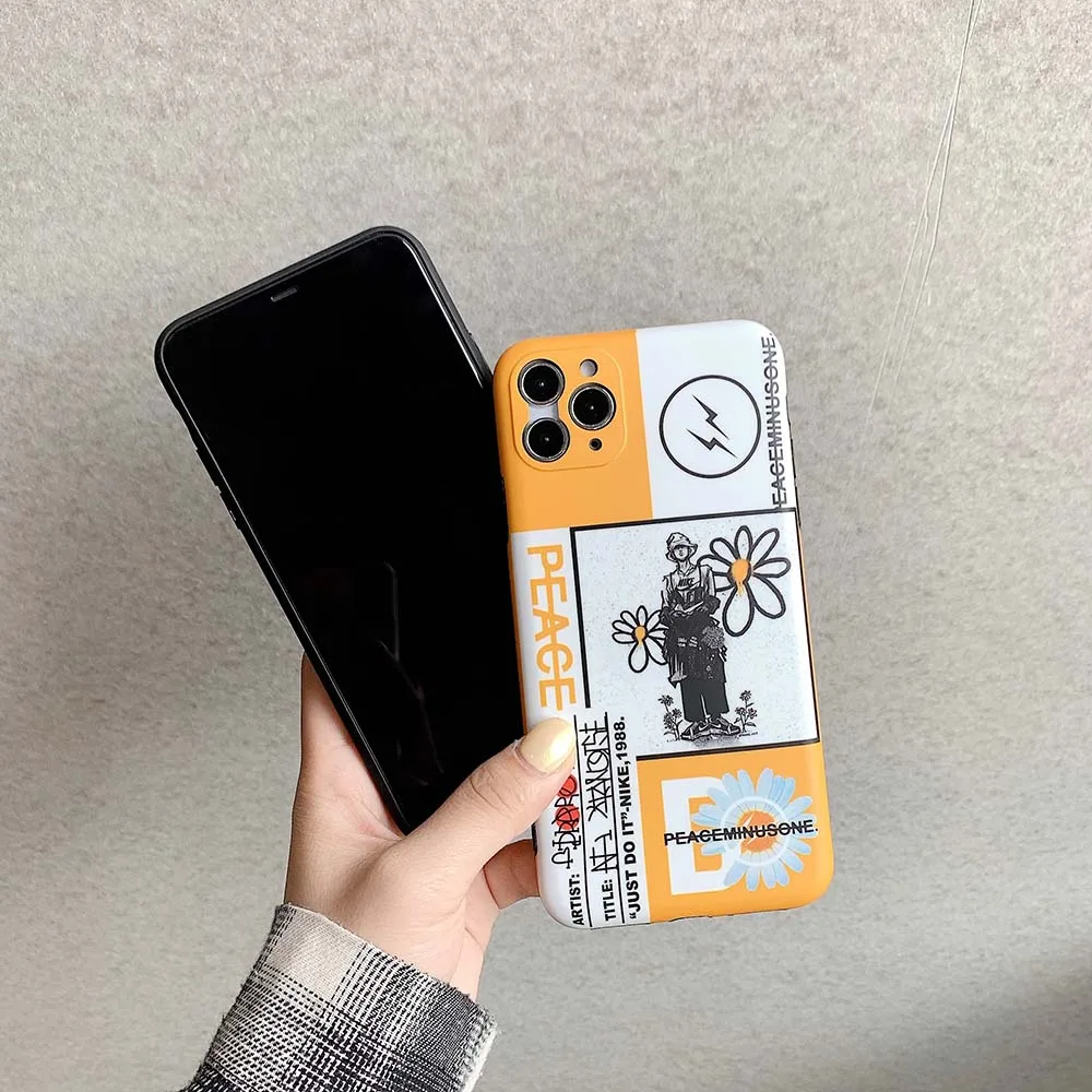 Чехол для телефона Moskado с цветами iPhone 11 Pro X XR XS Max 7 8 Plus Хризантема Цветочный Мягкий