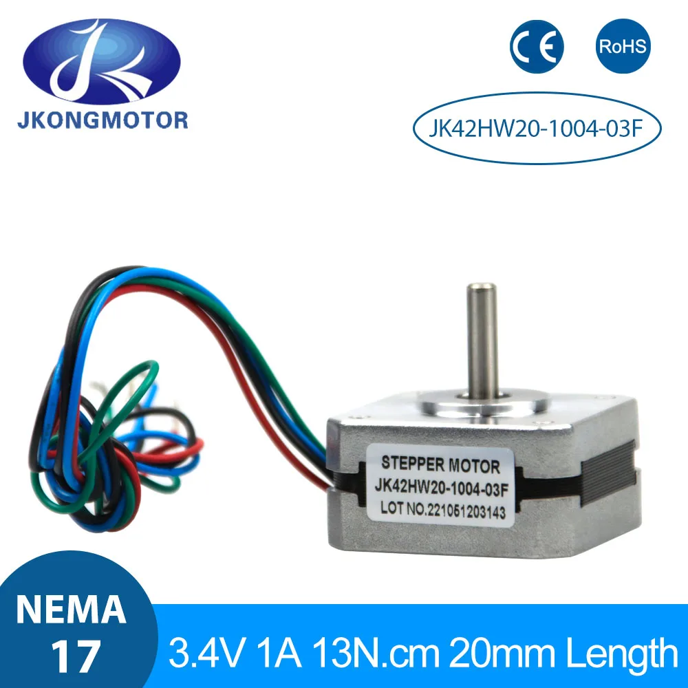 Шаговый двигатель Jkongmotor 17HS08-1004S для 3D-принтеров