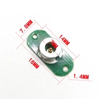 10pcs magnetic cable female jack wire bonding type magnet connector for micro usb type c 8 pin adapter plug with pcb board