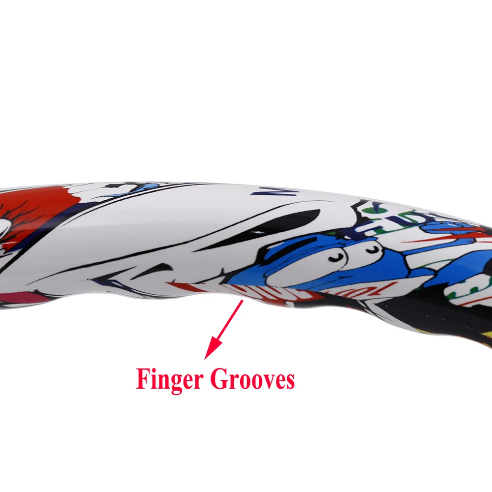 14 дюймов JDM ABS граффити полированная нержавеющая сталь Drift спортивные