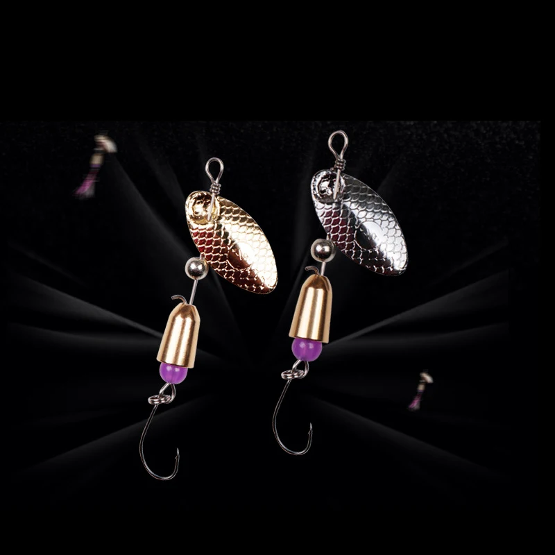 

5pcs/lot Spoon Metal Fishing Lure 5.5g/7cm Spinner Bait Artificial Hard Bait with Single/Treble Hooks For Bass Pike Fishing