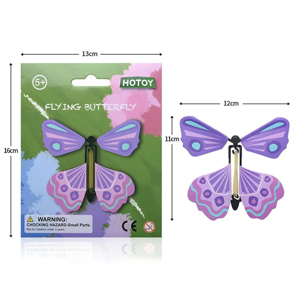 

Creative Flying Butterfly Novel Children Magic Props Toy for Kids Funny Games Gadgets Educational Toy Random Color