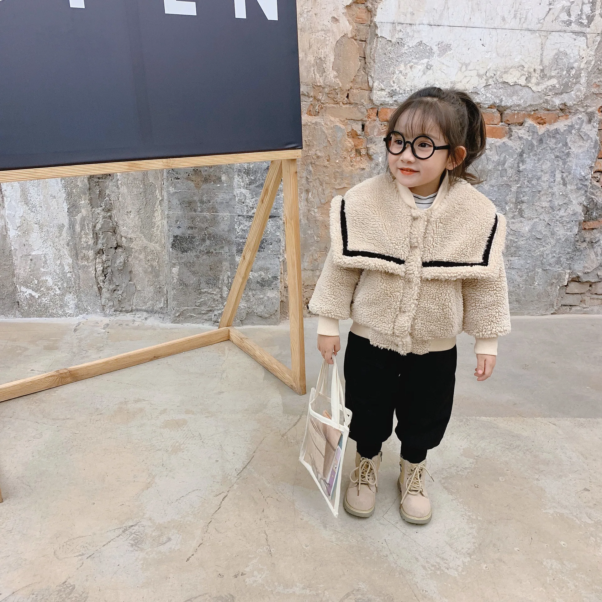 Зимняя новинка корейский стиль утолщенная и теплая меховая модная куртка с