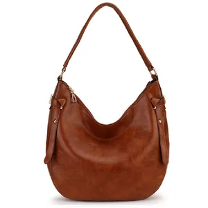 Women's bag 2020 new solid color foreign trade large capacity one-shoulder tote bag fashion simple hand bag women bag