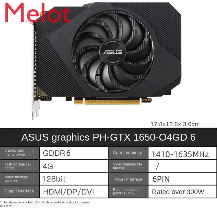 

GTX1650/1650super 4G Desktop Display Card 1050ti