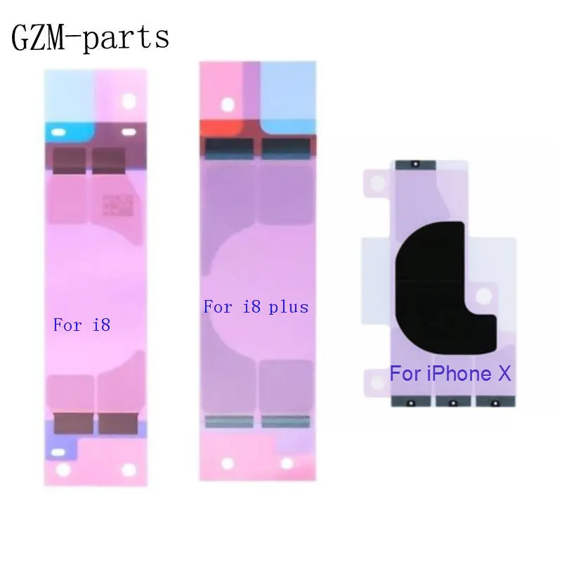 GZM запчасти 100 шт. для iPhone 6 Plus 5S 5C 8 X клейкая лента аккумулятора наклейка 7 6s Plus|sticker