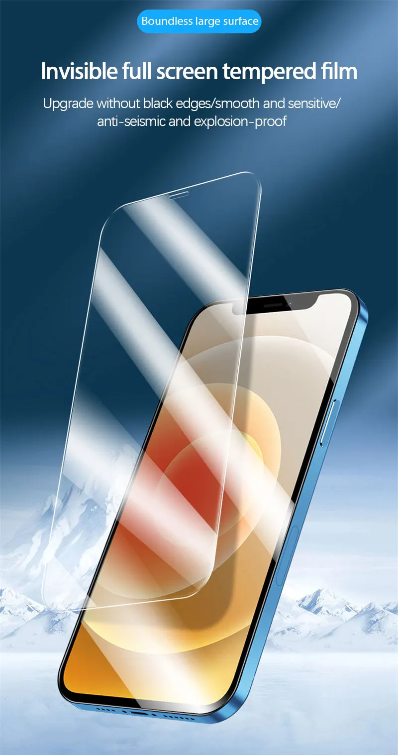 Новинка 2021 защитное закаленное стекло для IPhone 13 Mini Pro Max Защита экрана Apple