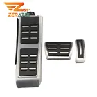 Запчасти для автомобильных педалей Zeratul, из нержавеющей стали, для Audi A6, C7, S6, 4G 2012-2015, LHD AT MT, накладка на педаль газового тормоза