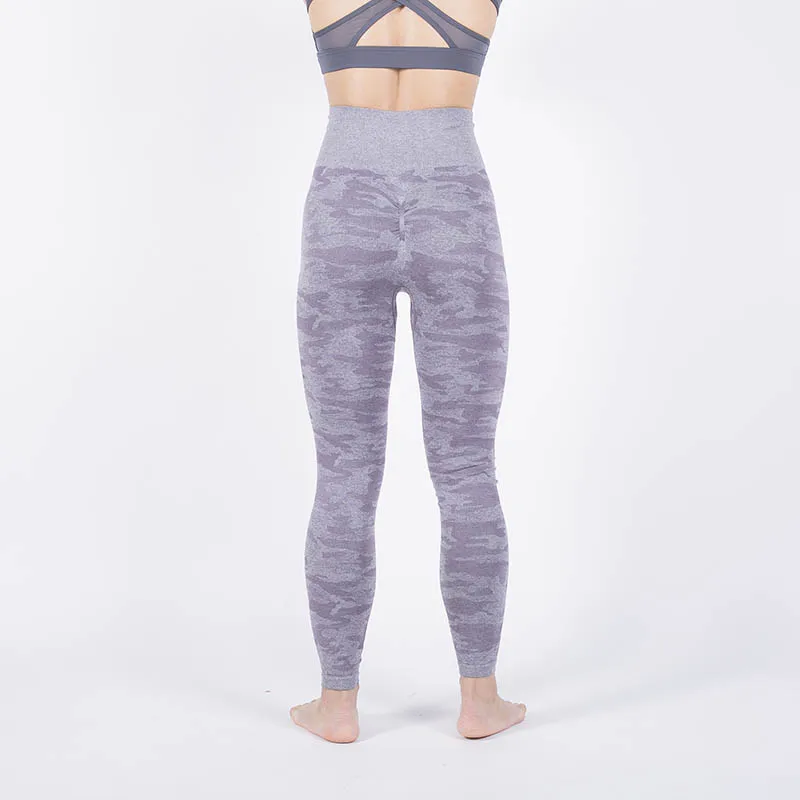 Женские Бесшовные Леггинсы с высокой талией Nessaj камуфляжные спортивные пуш-ап