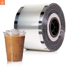 Полиэтиленовая пленка EFREN для запечатывания пузырьковых чашек чая, пленка Boba для молока, чая, бумажный стаканчик, крышка PP