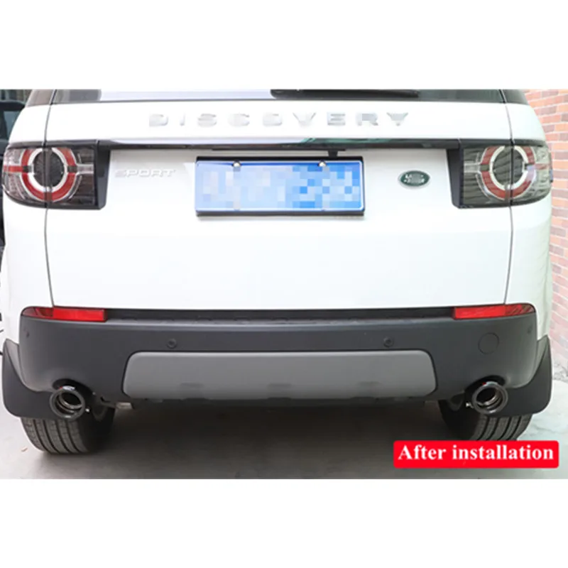 1 пара автомобиля Глянец углеродного волокна глушитель выхлопной Системы труба