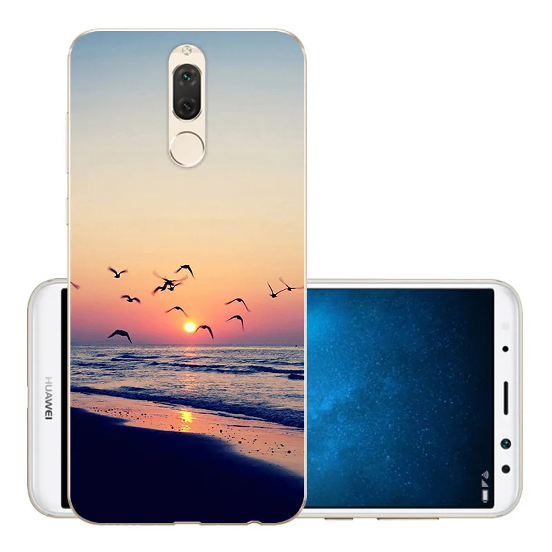 CROWNPRO Мягкий ТПУ для 5," huawei mate 10 Lite чехол-накладка для задней панели телефона Nova 2i/Maimang 6/mate 10 Lite чехол s - Цвет: STT
