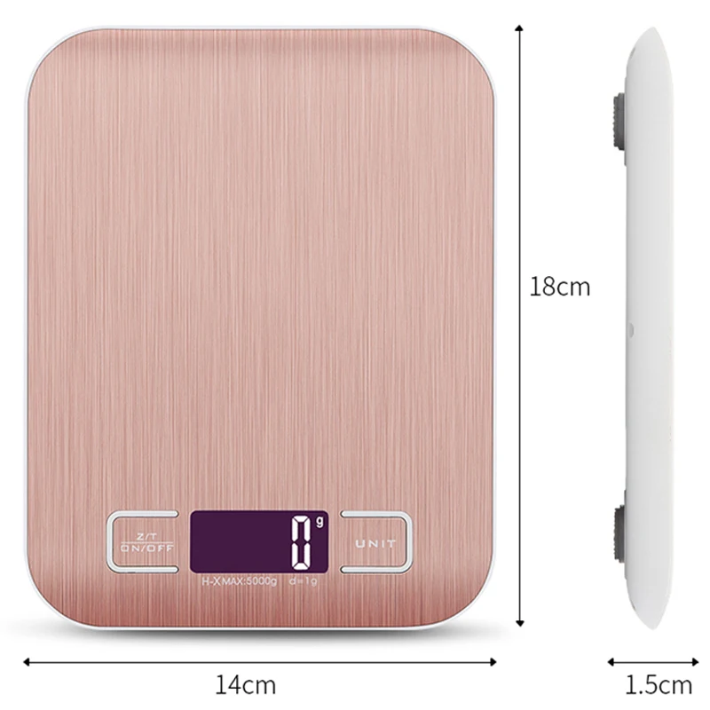 5/10 кг цифровые электронные зарядка через USB Кухня весы ЖК-дисплей Дисплей 1g/0 1 oz