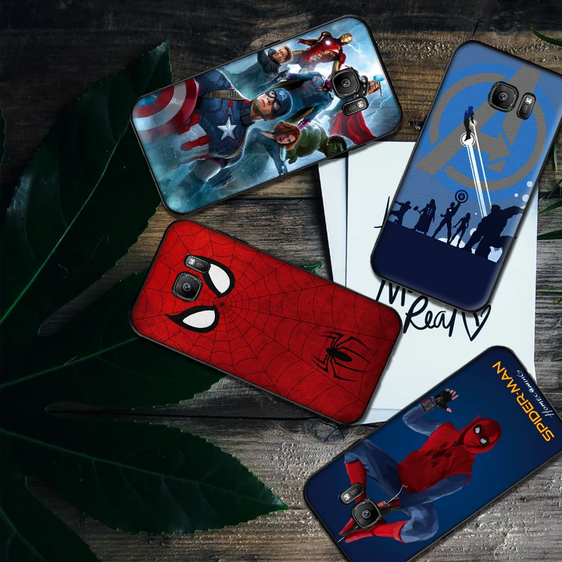 Супер герой Железный человек сотовый Мягкий силиконовый чехол для Samsung Galaxy S6 S8 Edge