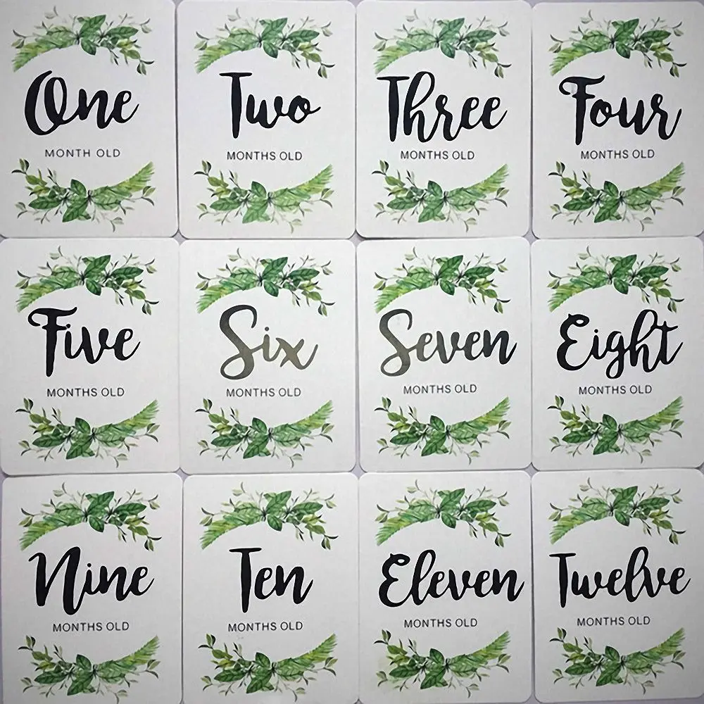 Памятная карточка для новорожденных 12 шт./компл.|Наклейки творчества| |