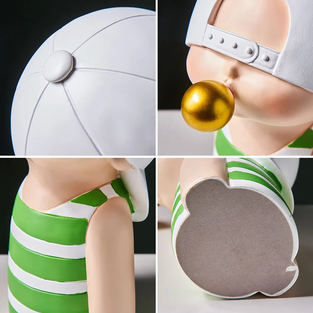 

Modern Moden Girl Resin Art Statue Gift salon Sculpture ornaments Home Decoration Tabletop figurines Home Decoration Accessories