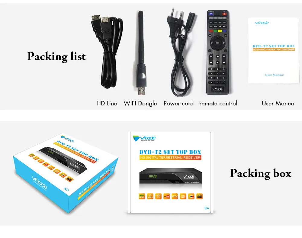 Новейший DVB-T2+ USB wifi ТВ тюнер эфирный приемник DVB-T2 цифровой приемник MPEG4 H.265 поддержка AC3 Dobly YOUTUBE с RJ45