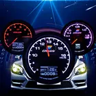 62 мм 7 цветов в 1 гоночный манометр GReddi мульти DA ЖК цифровой дисплей Turbo Boost автомобильный измерительный прибор 2,5 дюйма