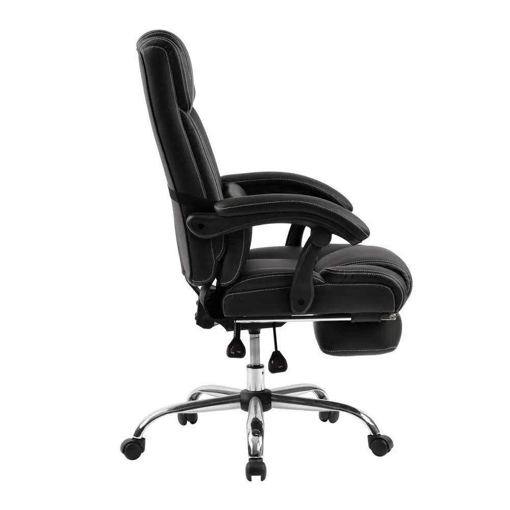 

Black Color Durable Ergonomic Executive Office Chair Comfortable Swivel Task Chair Easy Assemble Home Improvement
