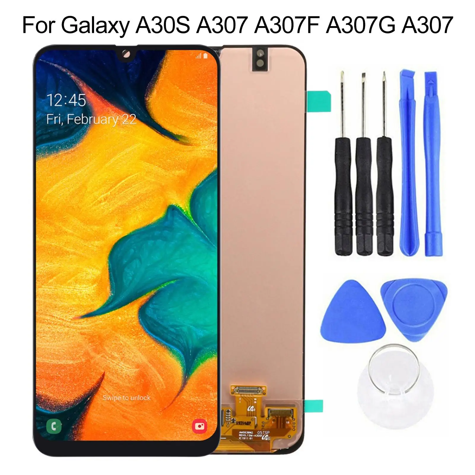 ЖК дисплей AMOLED для SAMSUNG GALAXY A30S A307H/DS A307F сенсорный экран с дигитайзером запасные