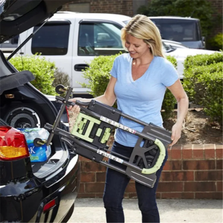 

Автомобильная портативная многофункциональная металлическая Тяжелая тележка для перевозки груза, складная тележка для багажа, тележка с платформой