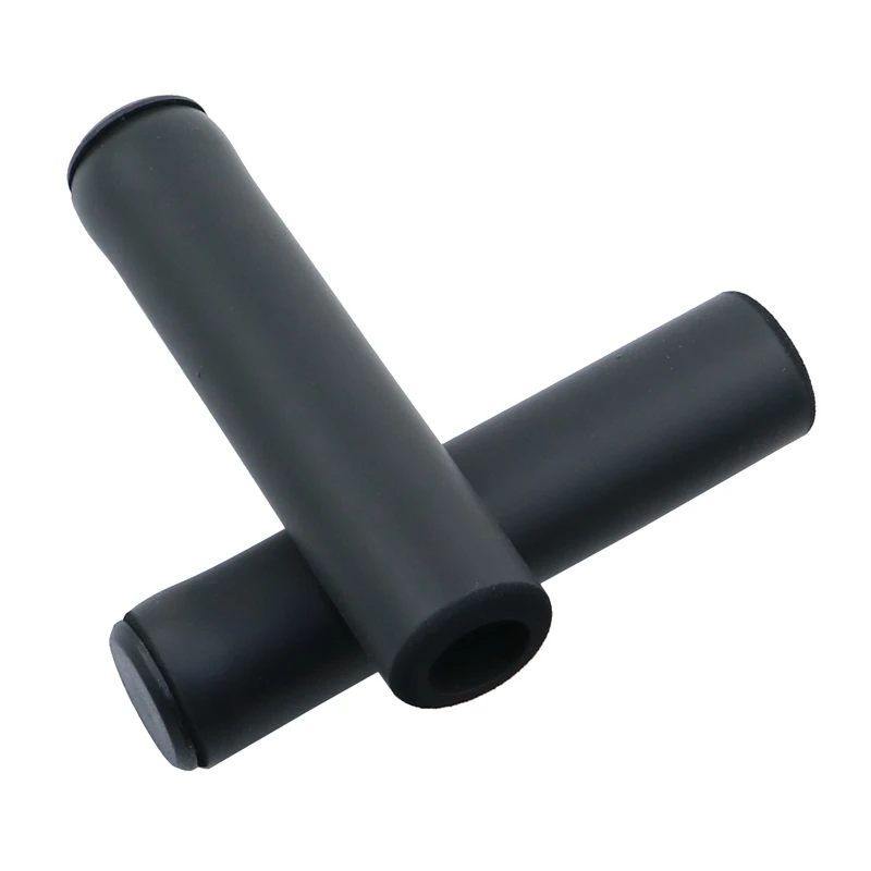Грипсы XOSS силиконовые зажимы для велосипеда MTB Bicicleta чехол на руль - Цвет: black