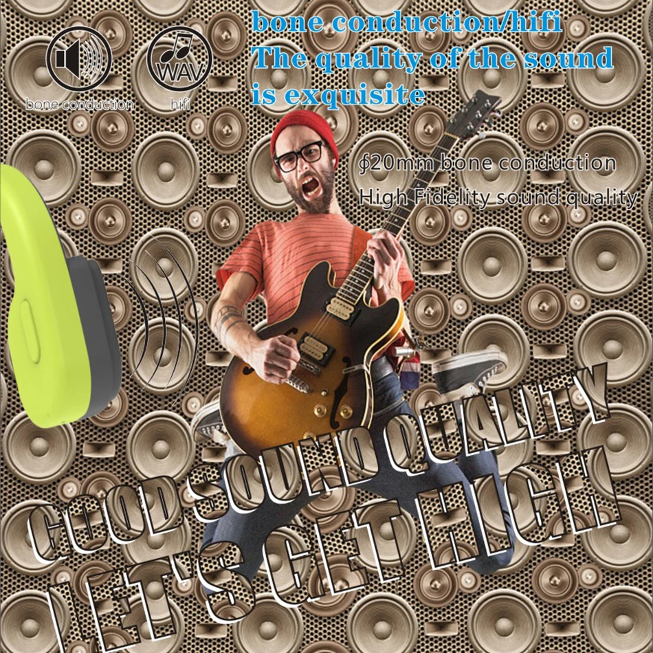 

No ear swimming Bluetooth headset MP3 built-in 32g memory professional sports ipx8 waterproof bone conduction