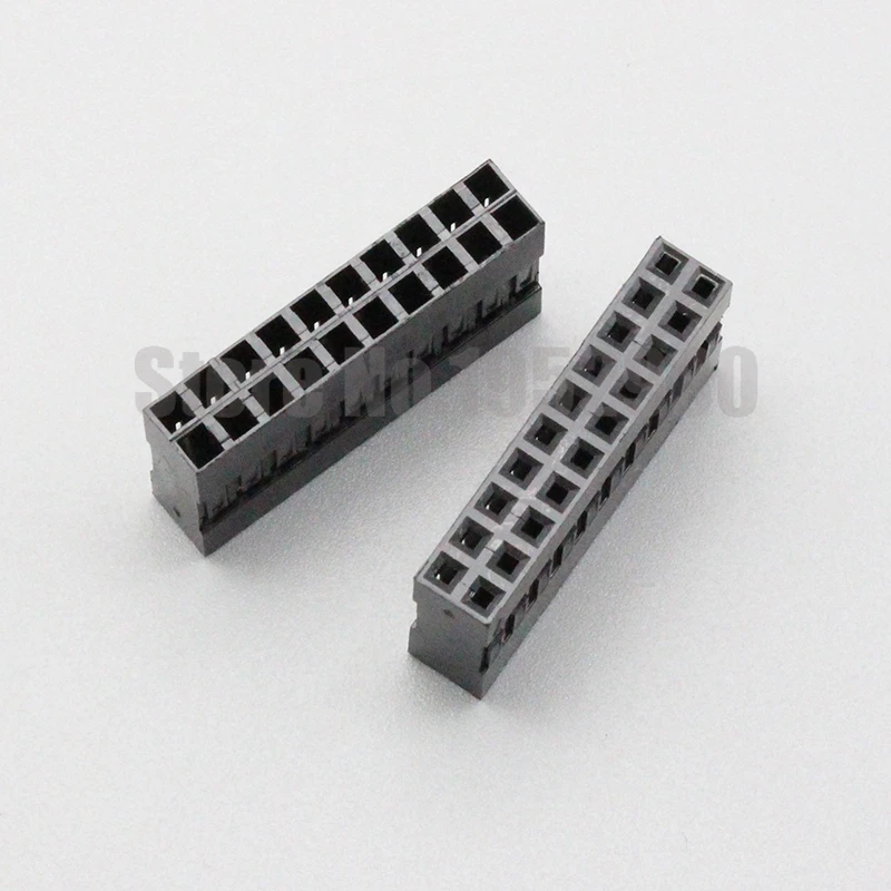 100pcs Dupont Connector 4 6 8 10 12 14 16 18 20 pin Dual row 2x3 2.54mm Plastic Shell Jumper Wire Cable Housing |
