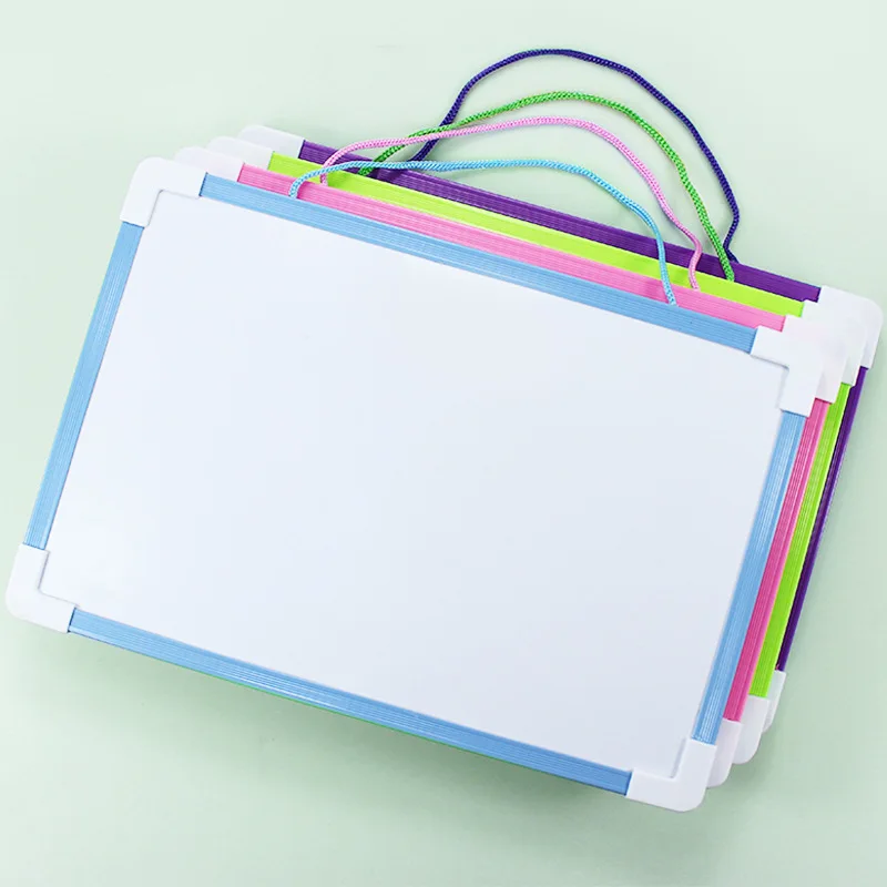 whiteboard Magnetic double-sided whiteboard writing erasable children's drawing  office note hanging message board