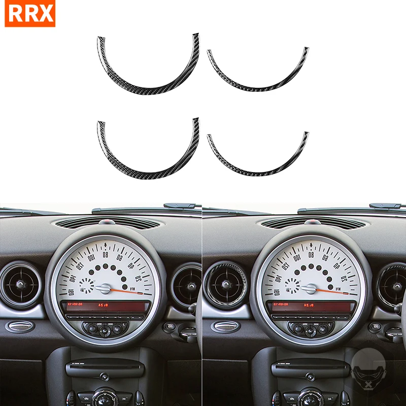 Miglior Per Mini Cooper Hardtop R56 Clubman R55 Convertibile R57 Adesivi In Fibra Di Carbonio Anello Di Uscita Aria Accessori Per Interni Auto