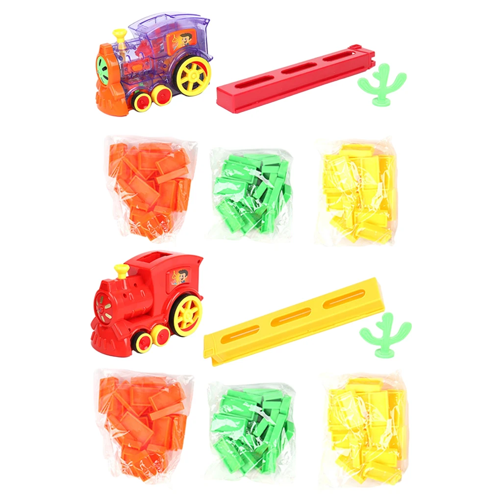 

Domino Train Toy Construction and Stacking Toys Gifts for Kids Girls Boys