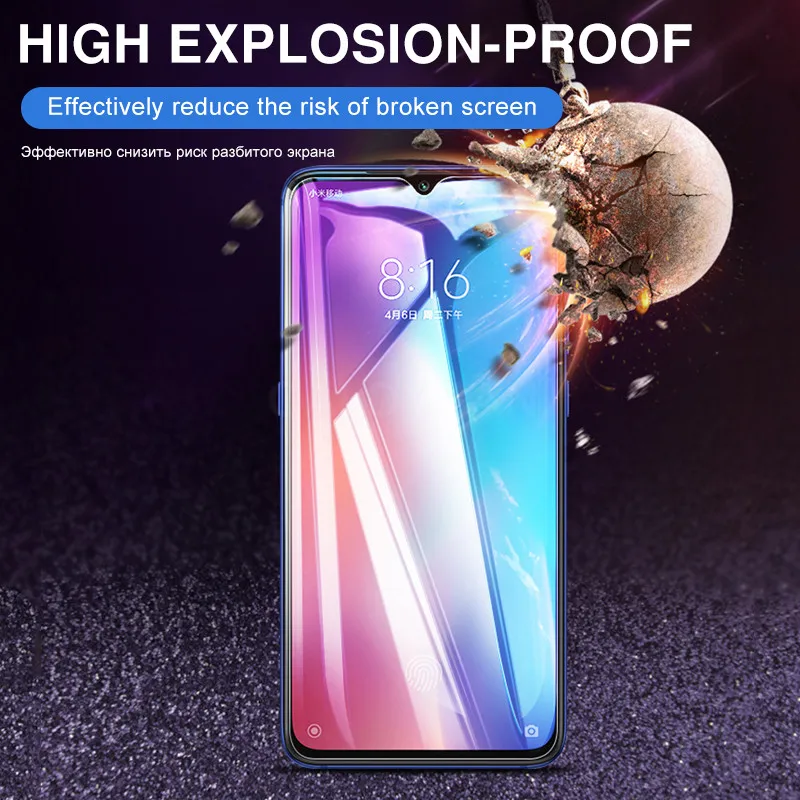 3 шт закаленное стекло для Xiaomi Redmi K20 Note 7 6 5 Pro 5A 6A Защитное экрана 7A GO Plus