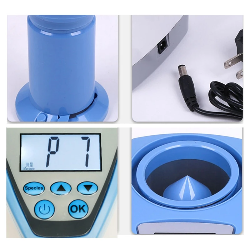 

Electric Moisture Meter Rapid Analyzer Grain Automatic Sensor Halogen Tester SSR High Precision Humidity Meter