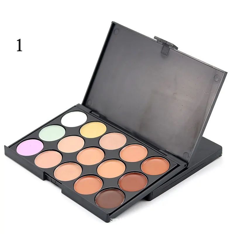 15 Color 10*15cm Professional Face Concealer Palette Camouflage Cream Contour maquillaje profesional corretivo maquiagem | Красота и