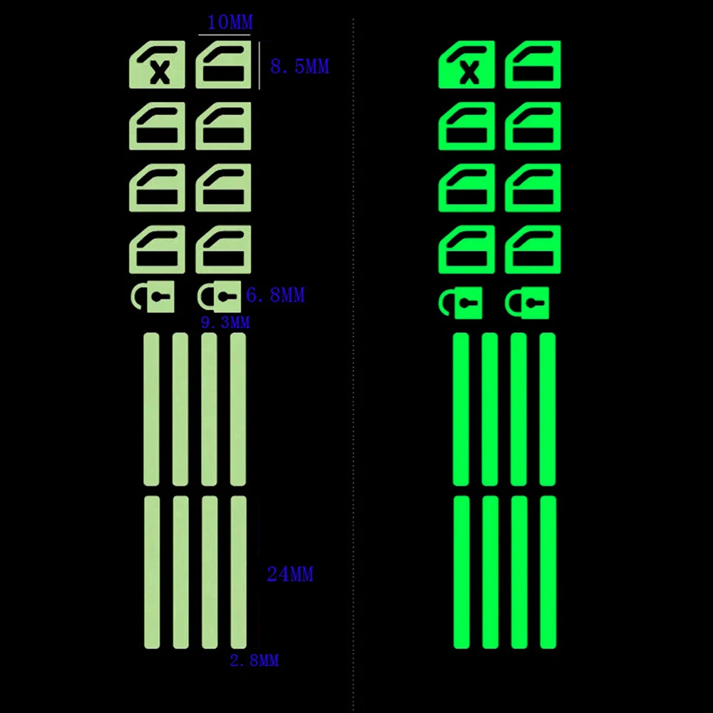 Автомобильный Стайлинг Кнопка окна общий светящийся стикер двери автомобиля