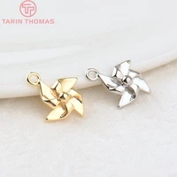 %ef%bc%88169%ef%bc%8910pcs 9 5x12mm hole 1mm 24k gold color brass windmill charms pendants high quality jewelry accessories