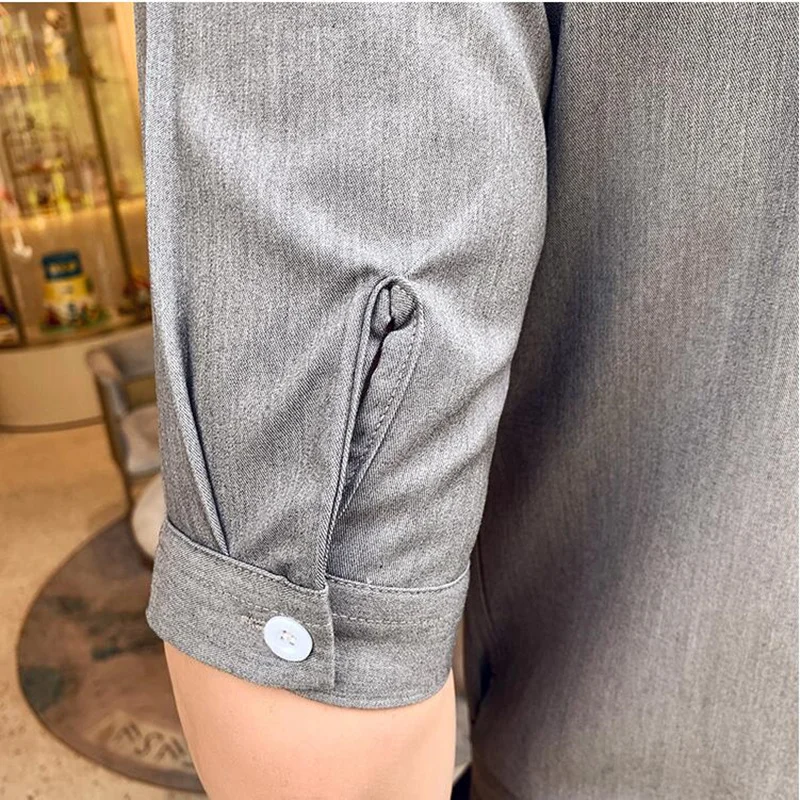 (Куртки + брюки) 2019 новый стиль мужские весенние деловые костюмы из чистого