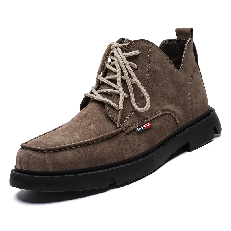 2019 зимние ботинки мужские теплые с мехом кожаные Ботинки Зимняя обувь уличные