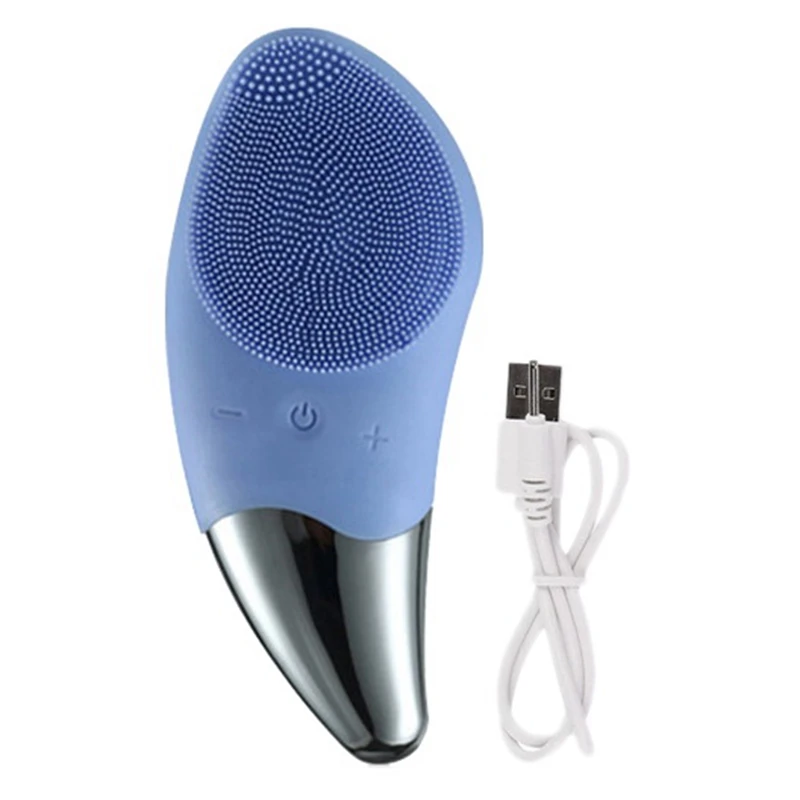

Ultrasonic Facial Brush Skin Pore Cleansing Brush Silicone Facial Cleansing Brush