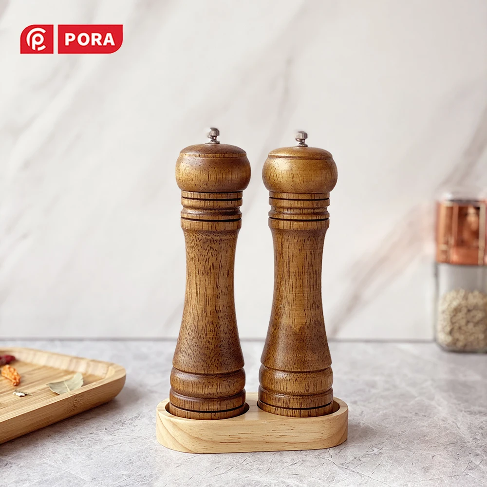 перечница деревянная сольница и перцемолка ручная перец мельница для специй