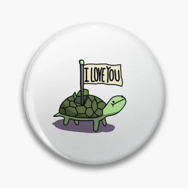 

I Love You Turtle - Tiny Snek Comics Soft Enamel Pin Badge Decorative Clothes Badge Lapel Pin Brooch Jewelry
