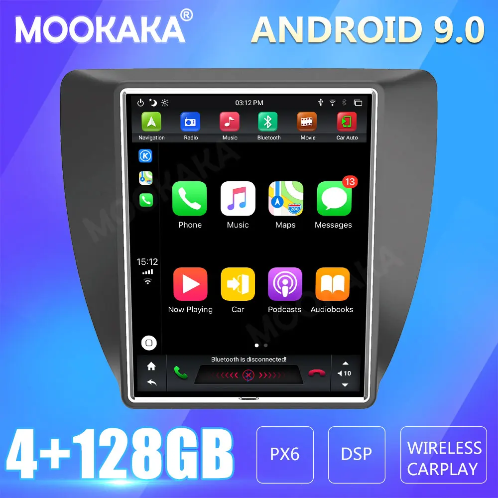 

For Volkswagen/VW Sagitar 2012 + Tesla Screen Android Px6 Car Multimedia Stereo Player Carplay GPS Navigation Head Unit DVD