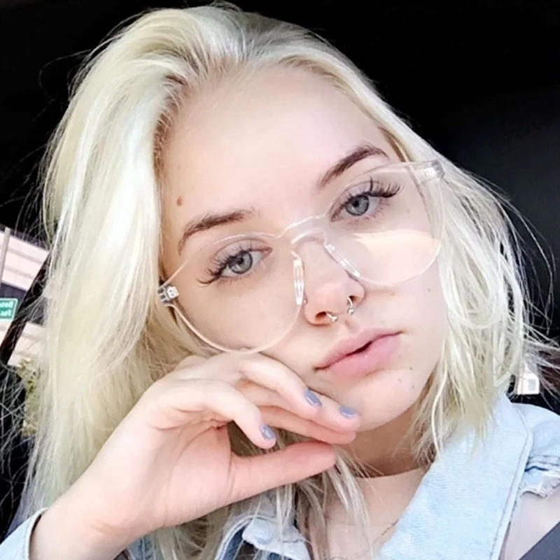 

2020 Rimless Fram Candy Cat Eye Sunglasses Women Luxury Eyewear Sun Colorful Round Sun Glasses Women UV400 Gafas De Sol Mujer